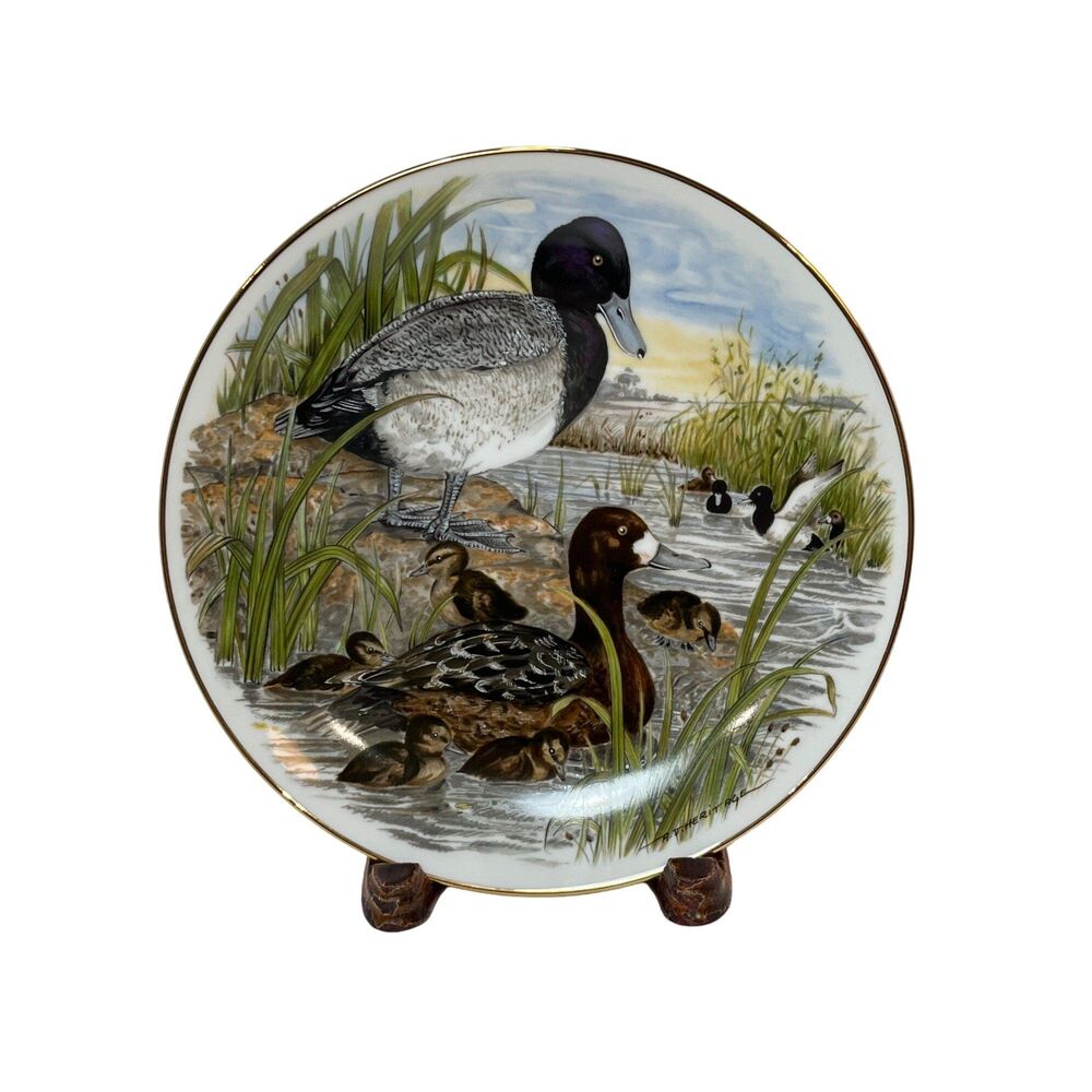Vintage Southern Living Gallery Game Birds of the South Plate Lesser Scaup Ducks